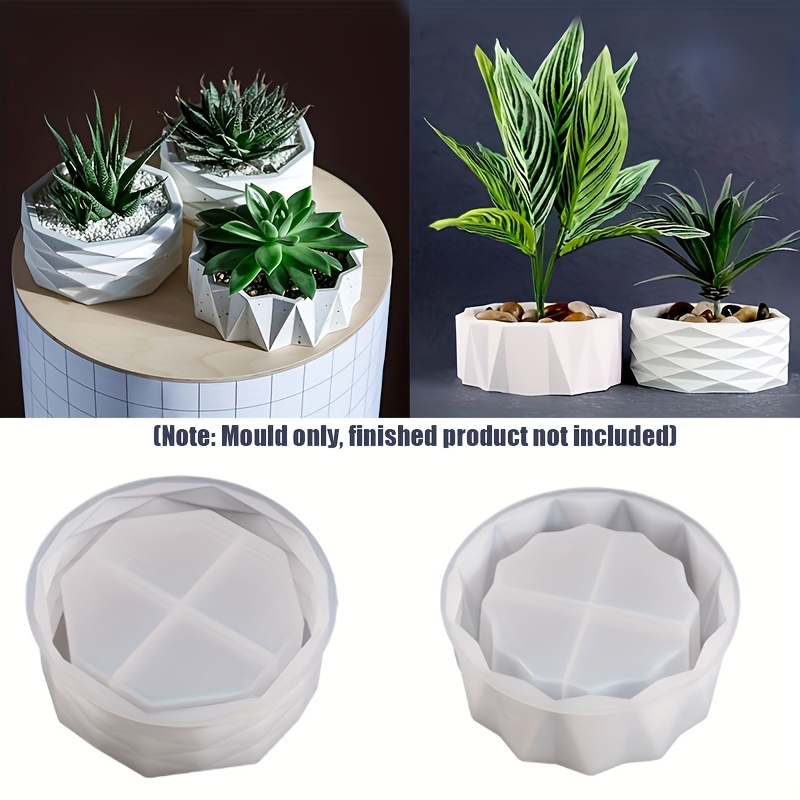 Resin Craft Ideas - 1/2 adet Büyük Yuvarlak Düzensiz Silikon
