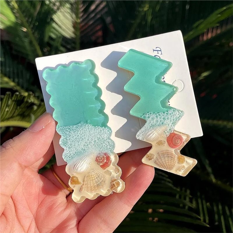 Epoxy Uv Resin Kit - ABMH-Silikon Kalıplar Epoksi Reçine Saç Tokaları