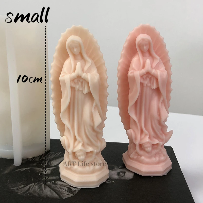 Resin Craft Ideas - Küçük Meryem Silikon Mum Kalıp Mesih