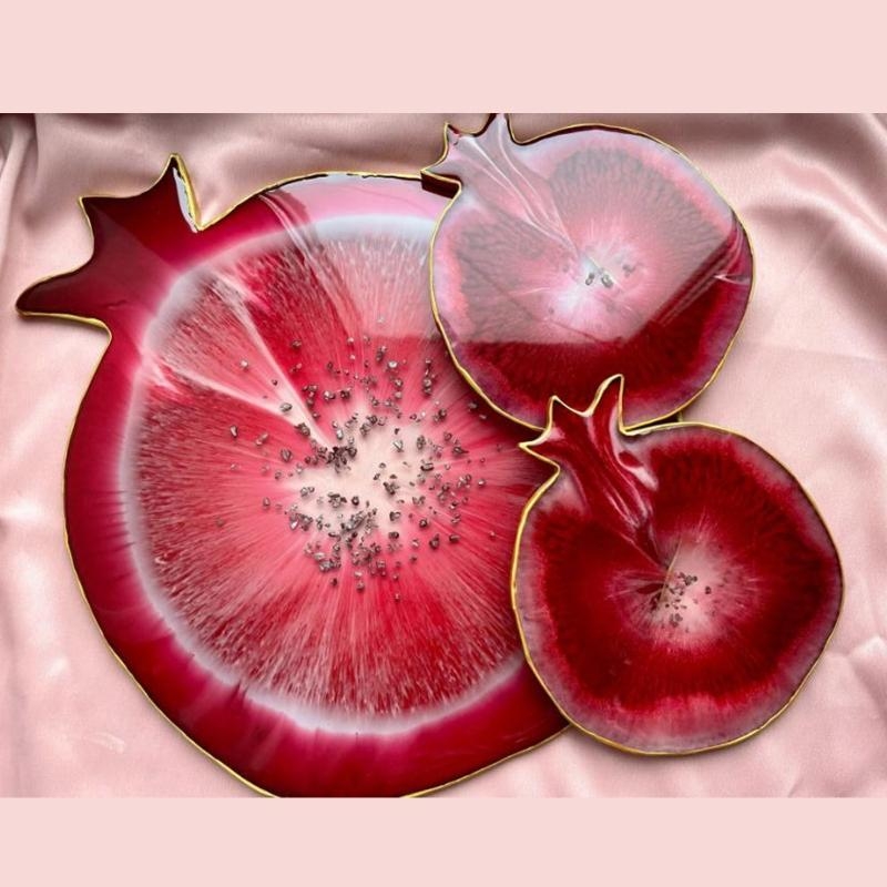 Geode Mold Silicone - X6HE Nar Geode Acate Epoksi Reçine
