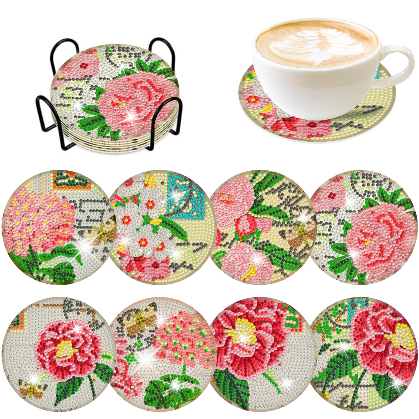 Resin Craft For Beginners - RUOPOTY 8 pc/sets elmas boyama bardak