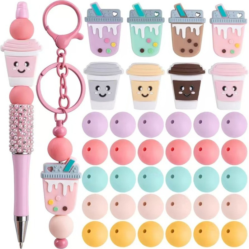 Mixing Cup Silicone - 48 Adet Karışık Stil Kahve ve