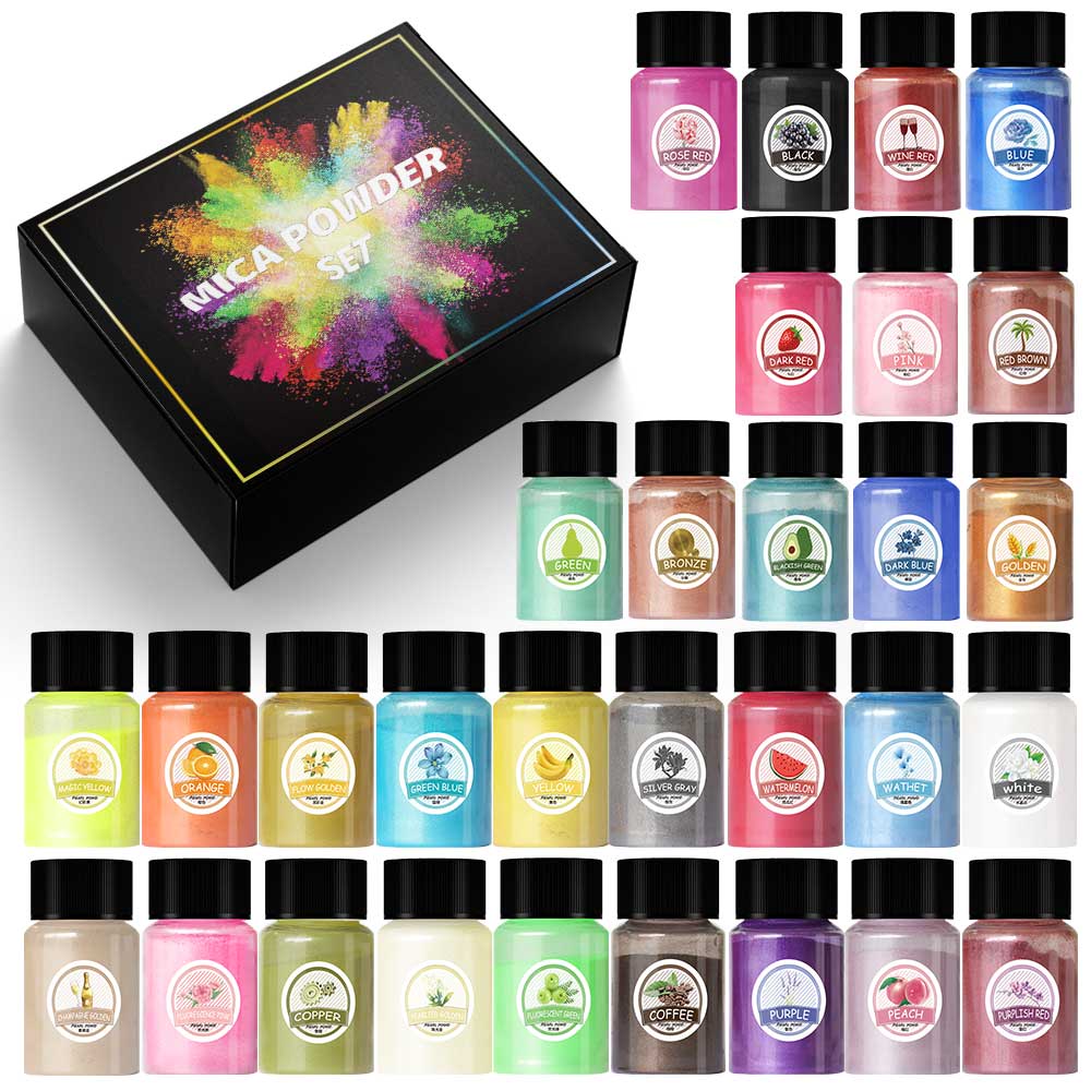 Resin Pigment Set - 10ml inci tozu epoksi reçine Pigment