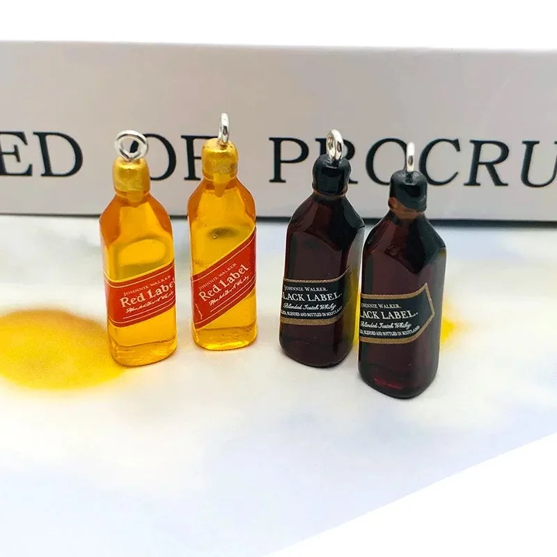 Resin Craft Projects - 10 adet minik şarap barı şişe