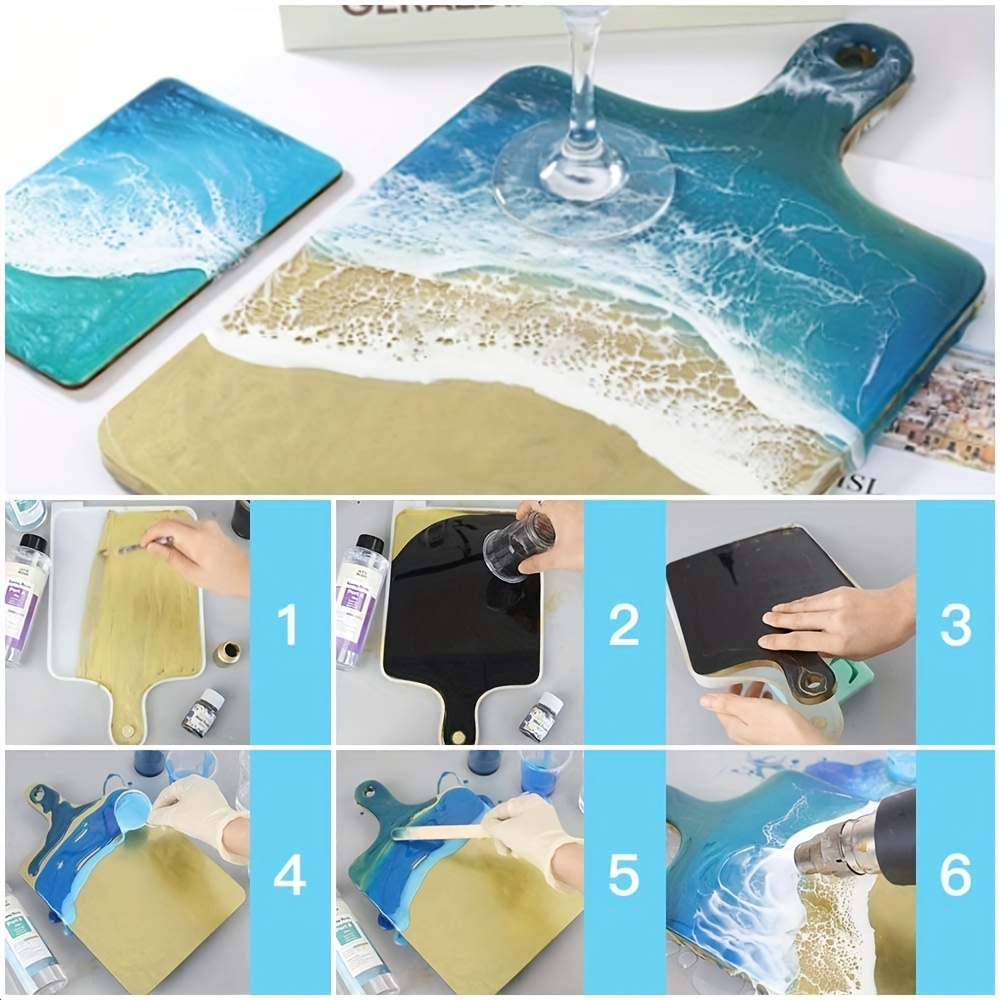 Geode Mold Silicone - Epoksi Reçine Silikon Tepsi Döküm Kalıbı,