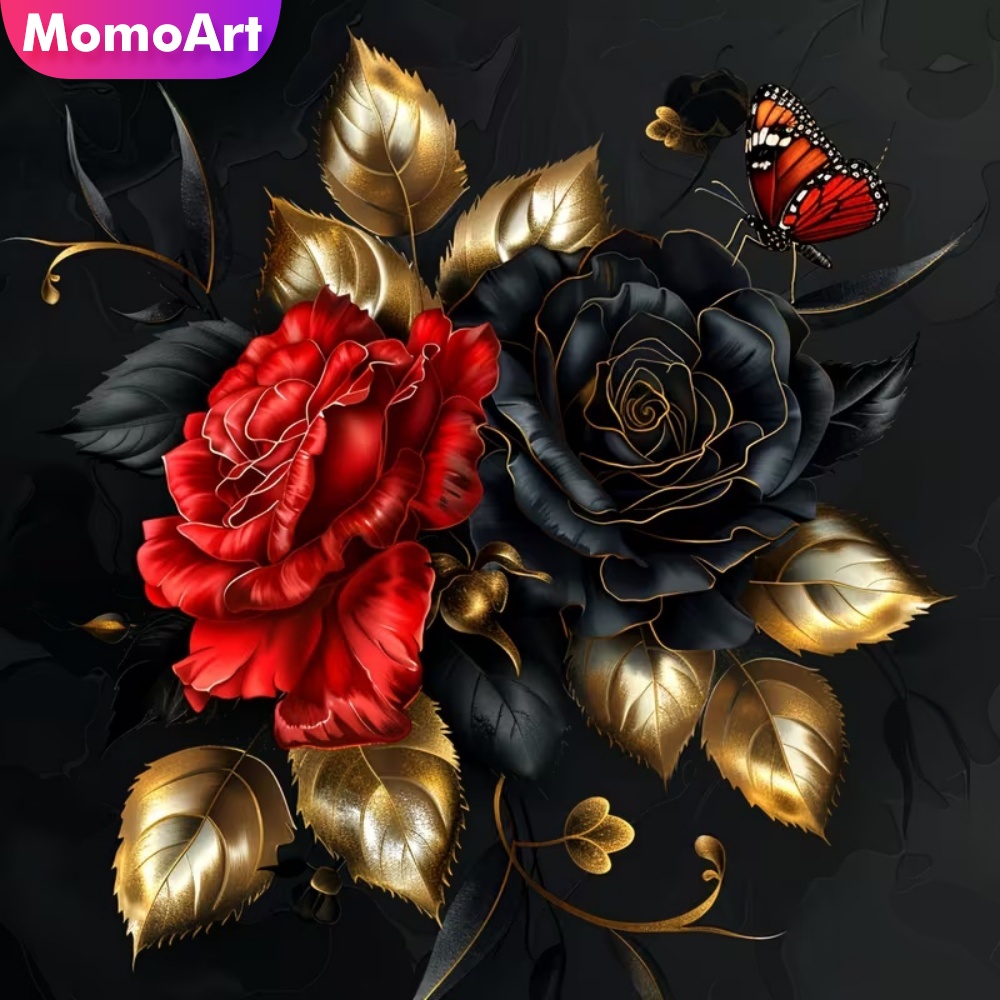 Resin Craft For Beginners - Momoart 5D DIY Elmas Mozaik Çiçek