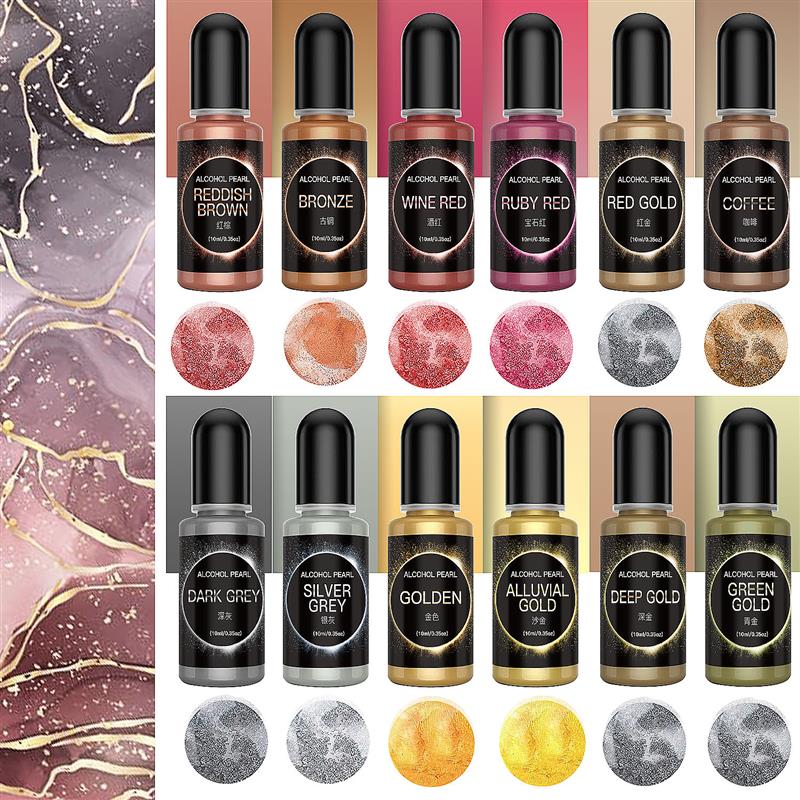 Resin Dye Alcohol - 10ml epoksi reçine Pigment sıvı alkol
