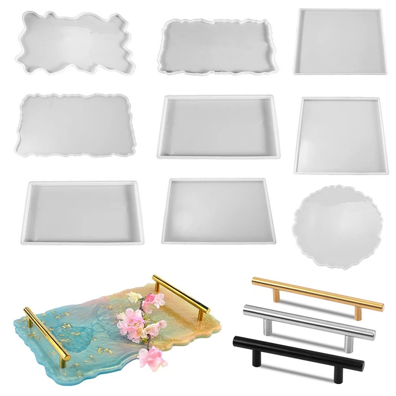 Silicone Mold Tray - Tepsi Epoksi Reçine silikon kalıp DIY