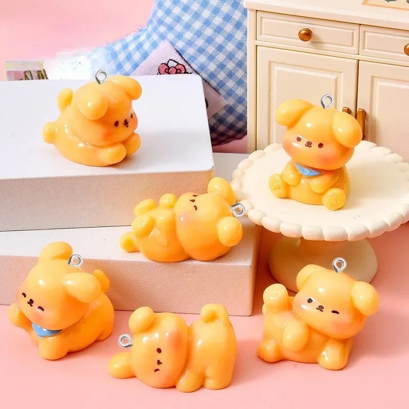 Resin Craft Projects - 10 Adet Sevimli Karikatür Köpek Akrilik