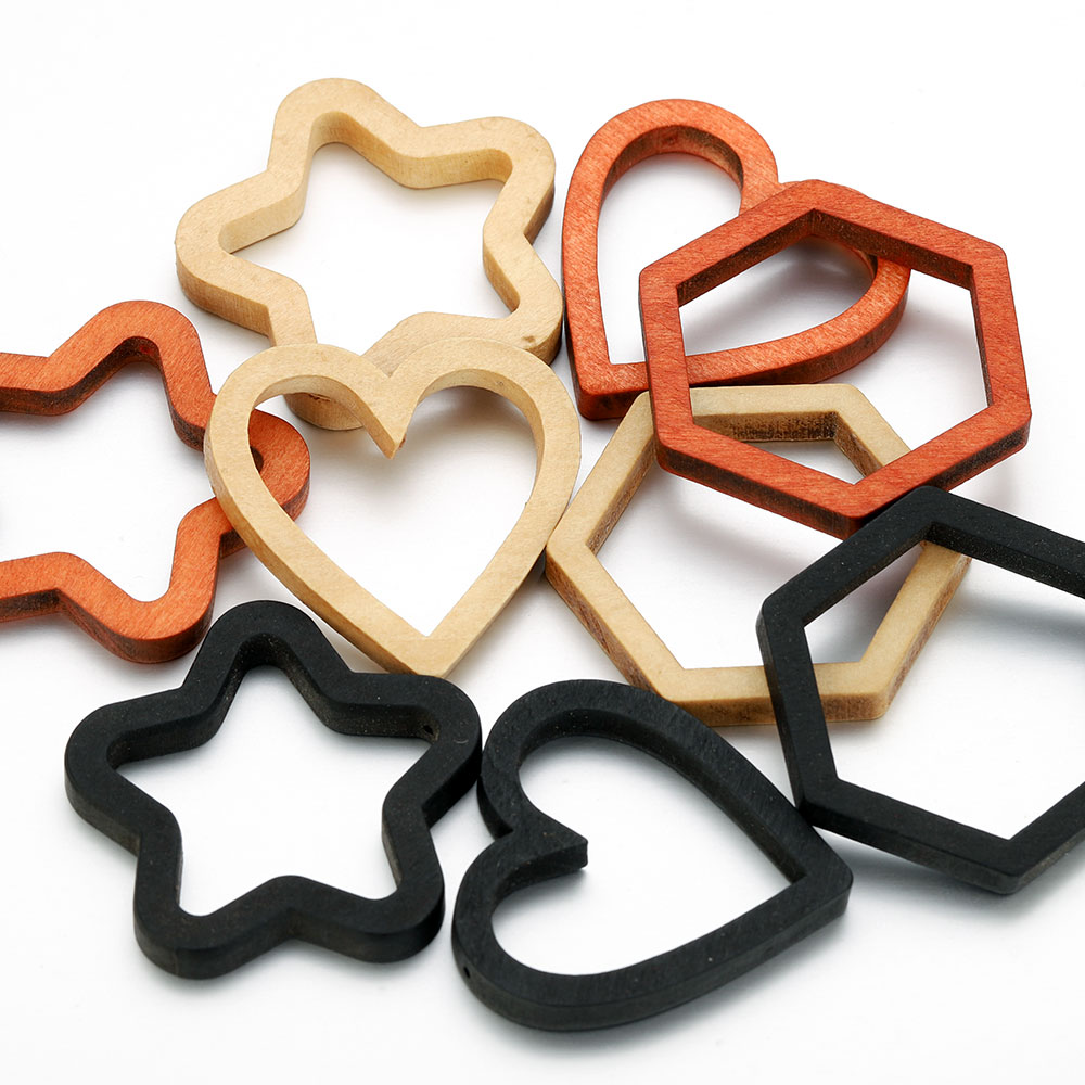 10 adet Ahşap Kalp Kare siliko - Resin Crafts incelemesi ve fiyatı