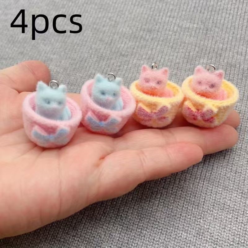 4 adet 3D peluş reçine kedi ko - Resin Craft Projects incelemesi ve fiyatı