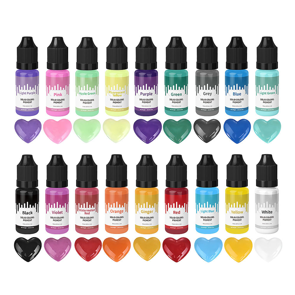 18 renk 10 ml Macaron Katı Pas - Resin Pigment Set incelemesi ve fiyatı