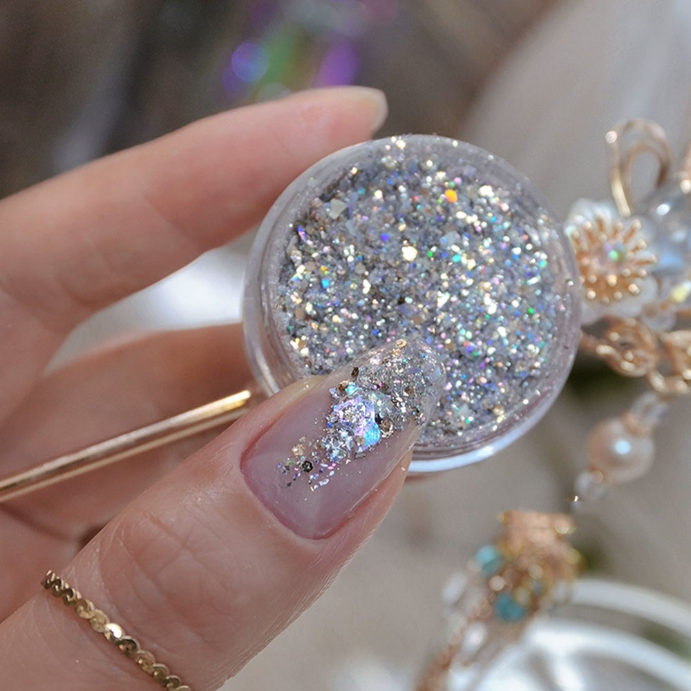 1/2 Kutu 1g Holografik Glitter - Gold Foil Flakes incelemesi ve fiyatı
