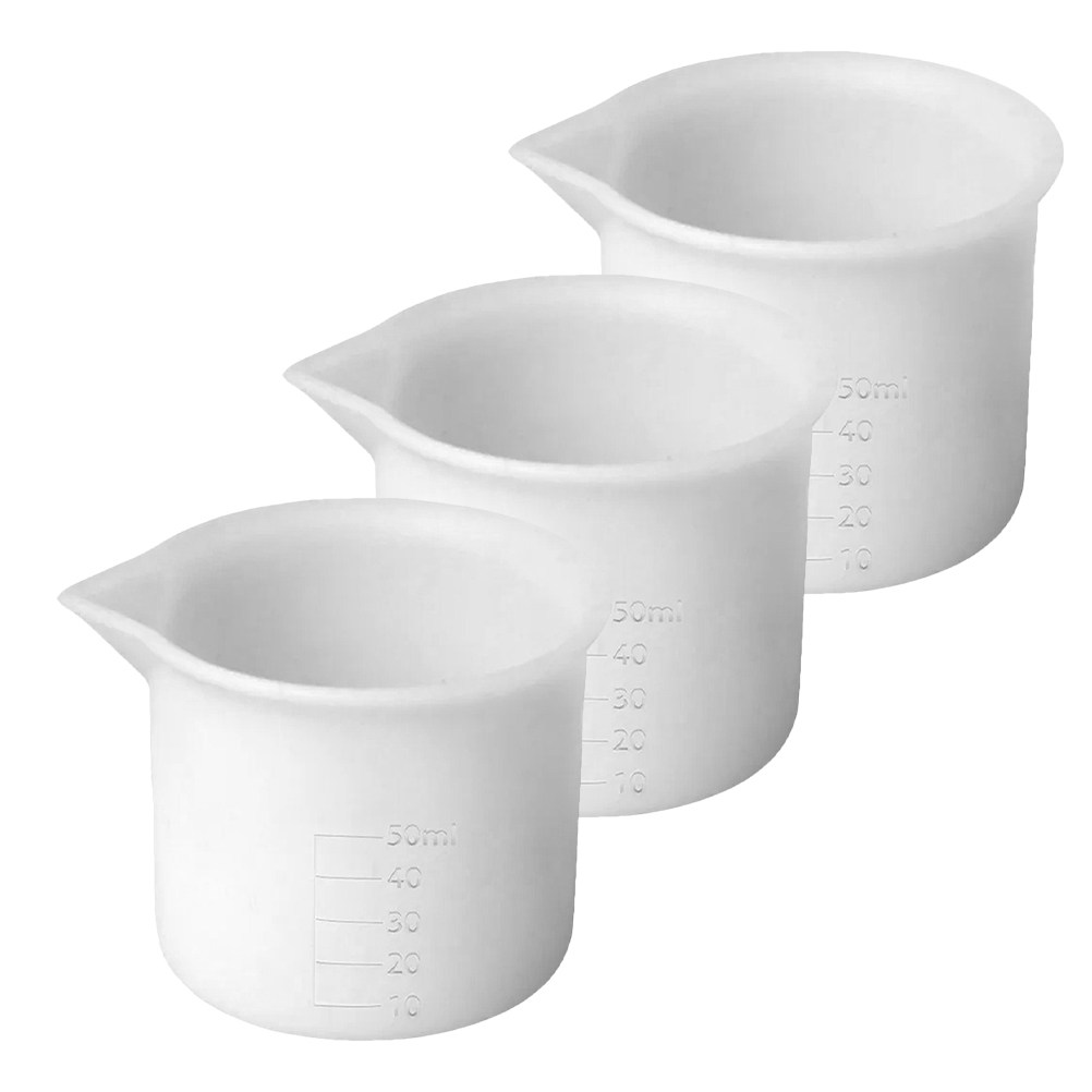 3 Adet 50Ml Silikon Ölçü Kabı  - Mixing Cup Silicone incelemesi ve fiyatı