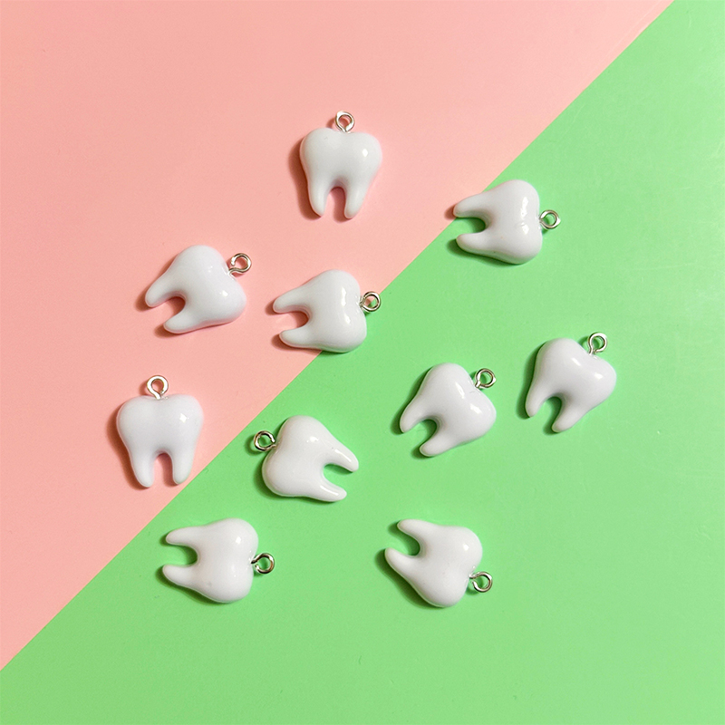 10 adet Sevimli Beyaz Diş Reçi - Resin Craft Projects incelemesi ve fiyatı