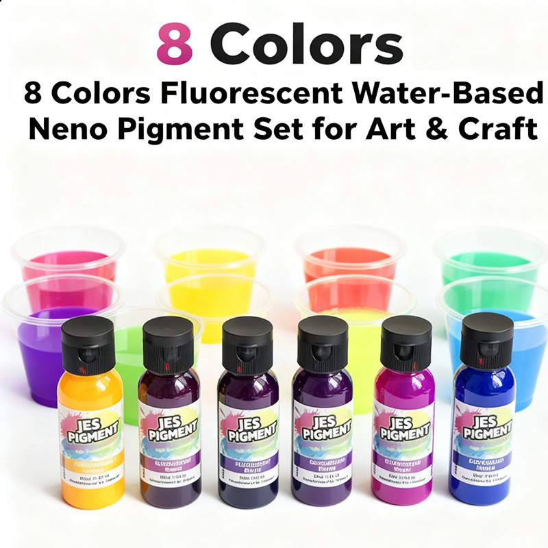 8 renk/set floresan pigment, ş - Resin Pigment Set incelemesi ve fiyatı