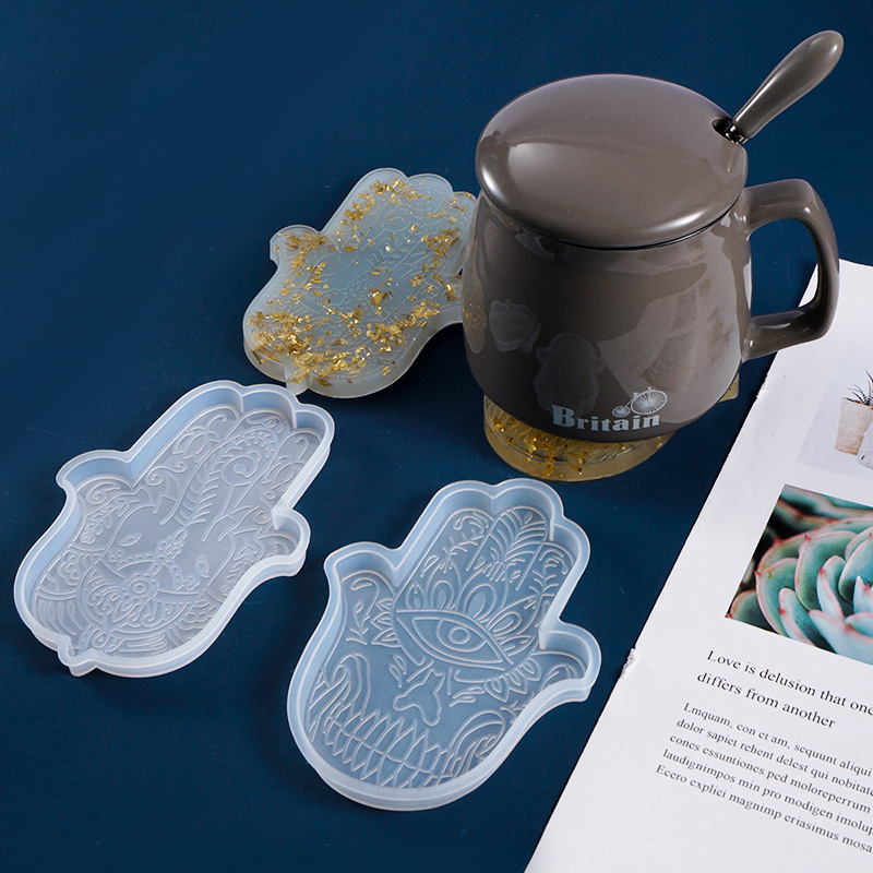 1 adet DIY Coaster el Fatima y - Silicone Mold Tray incelemesi ve fiyatı