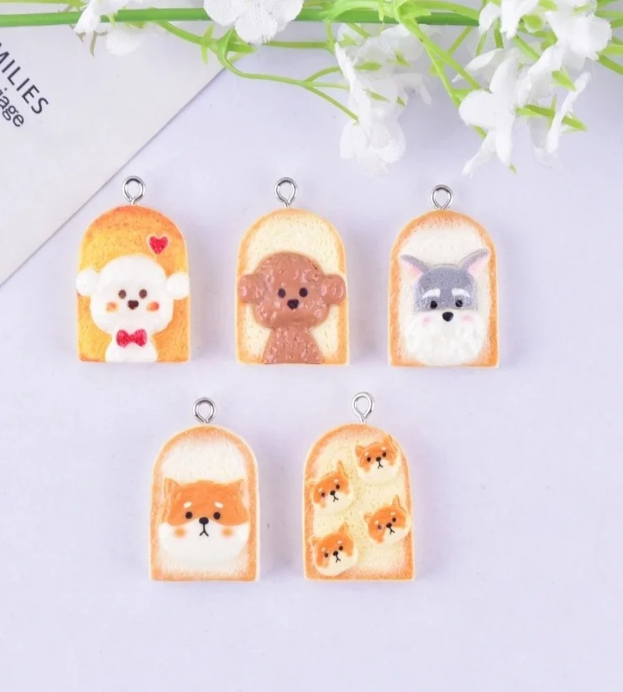 10 adet sevimli tost köpek reç - Resin Craft Supplies incelemesi ve fiyatı
