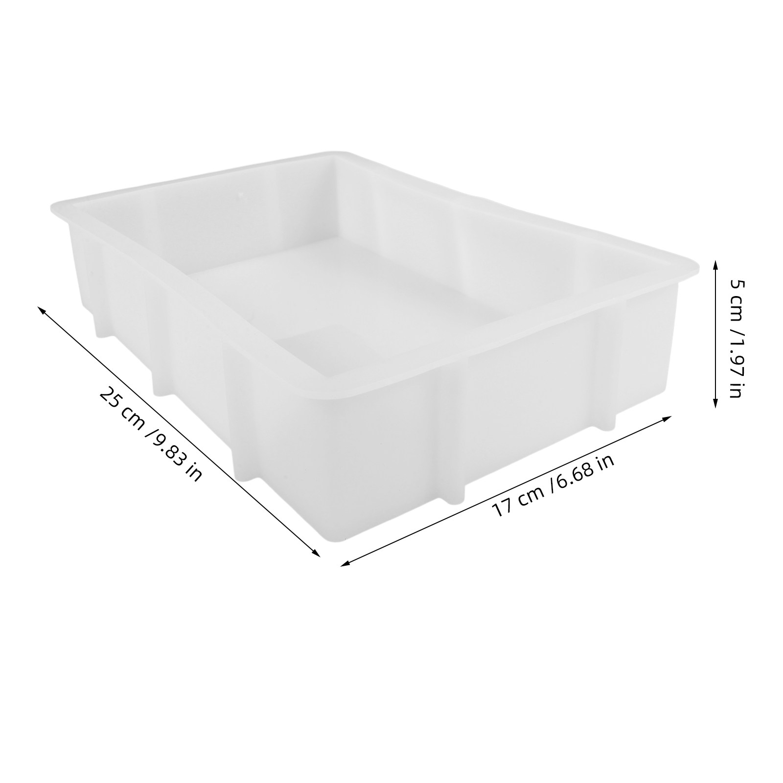 Büyük Dikdörtgen Reçine Siliko - Silicone Mold Tray incelemesi ve fiyatı
