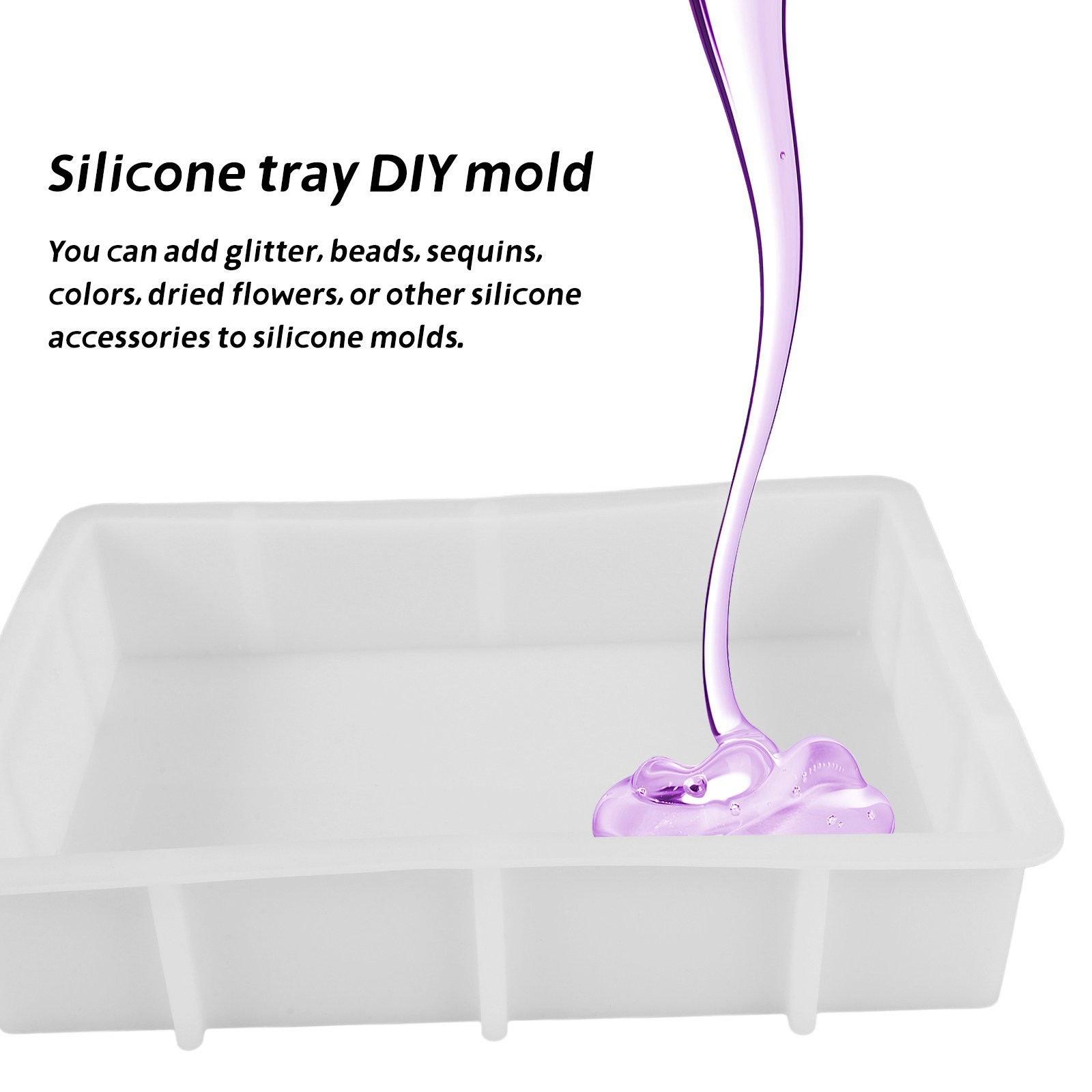 Büyük Dikdörtgen Reçine Siliko - Silicone Mold Tray incelemesi ve fiyatı
