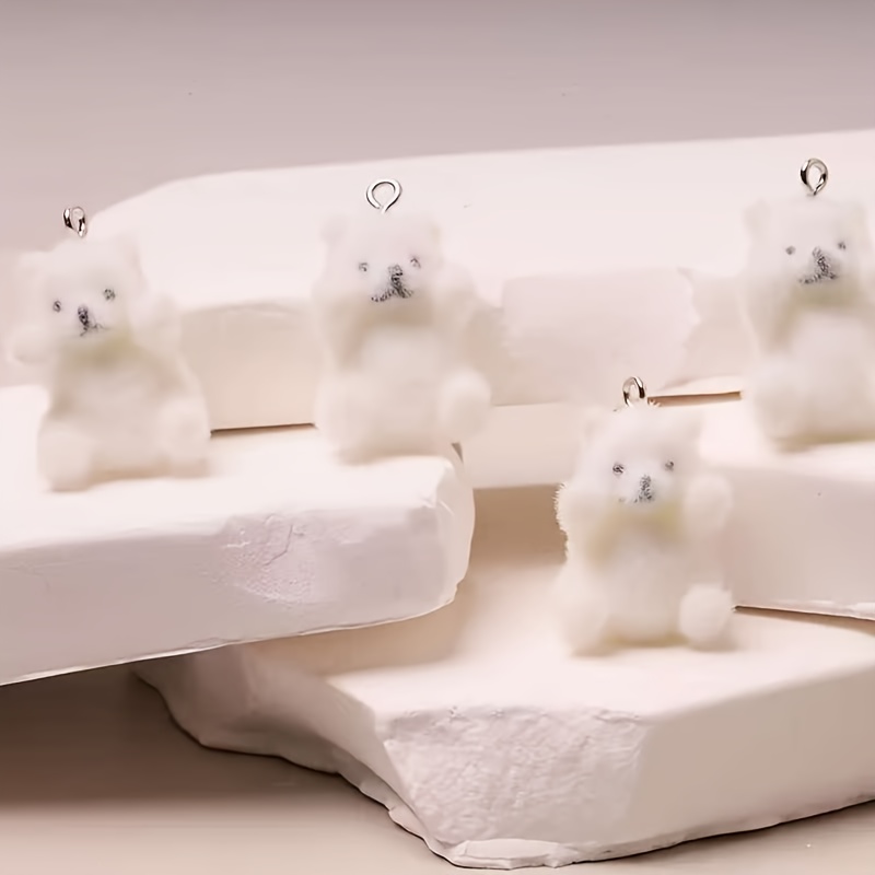 6 adet kutup ayısı reçine takı - Resin Craft Supplies incelemesi ve fiyatı
