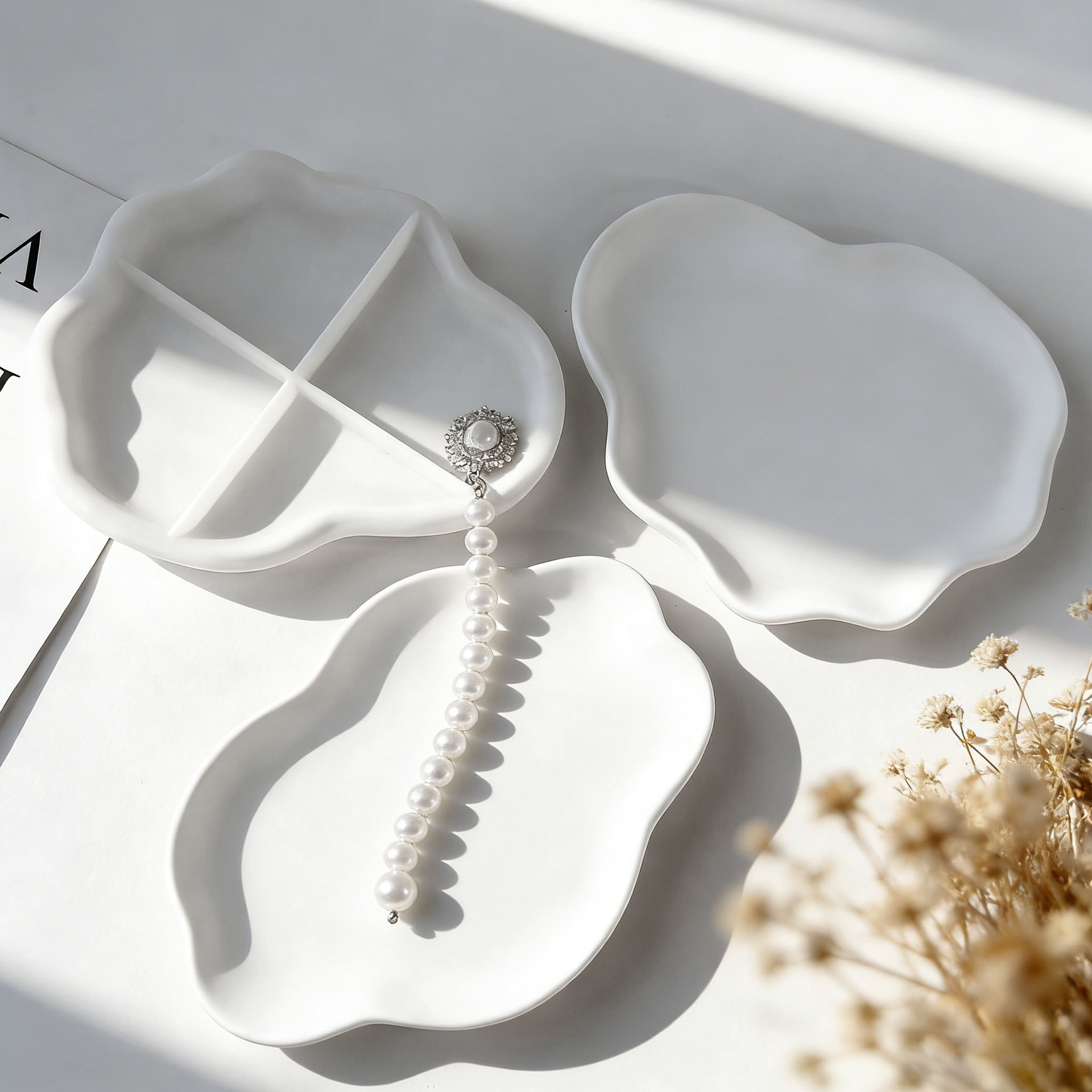 DIY Geometrik Dalga Alçı Barda - Serving Tray Mold incelemesi ve fiyatı