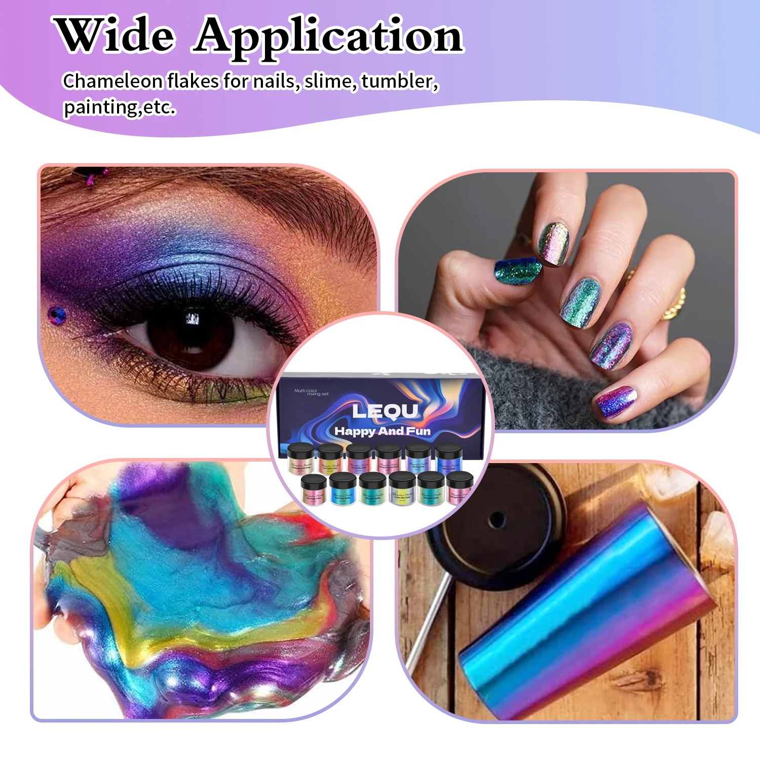 Bir dizi bukalemun pembesi tır - Resin Pigment Set incelemesi ve fiyatı