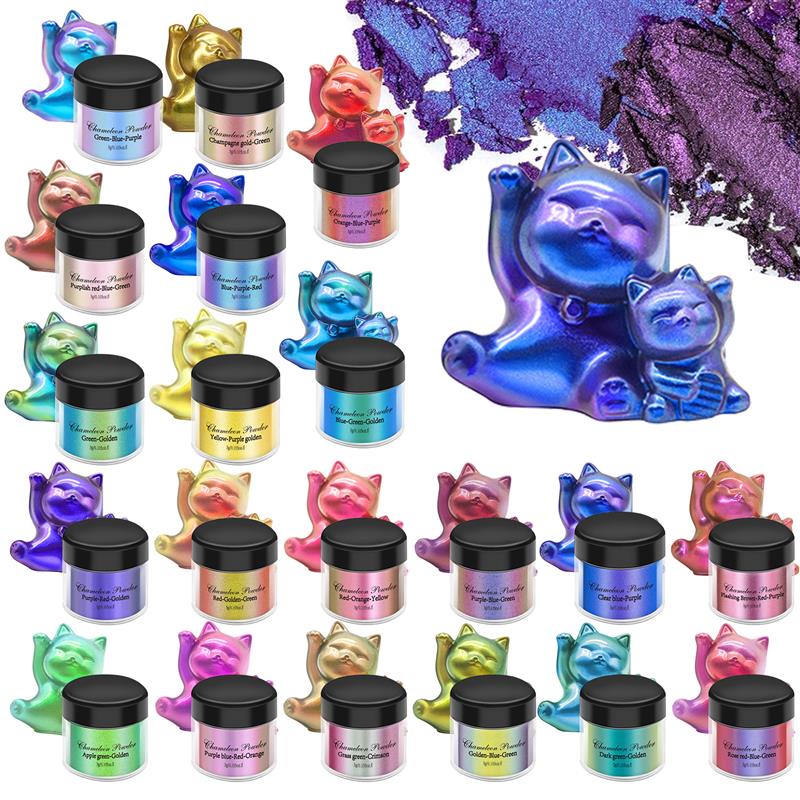 3g ayna chamemunlar reçine Pig - Resin Pigment Set incelemesi ve fiyatı