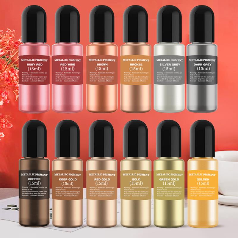 15ml Metal reçine Pigment alko - Resin Dye Alcohol incelemesi ve fiyatı