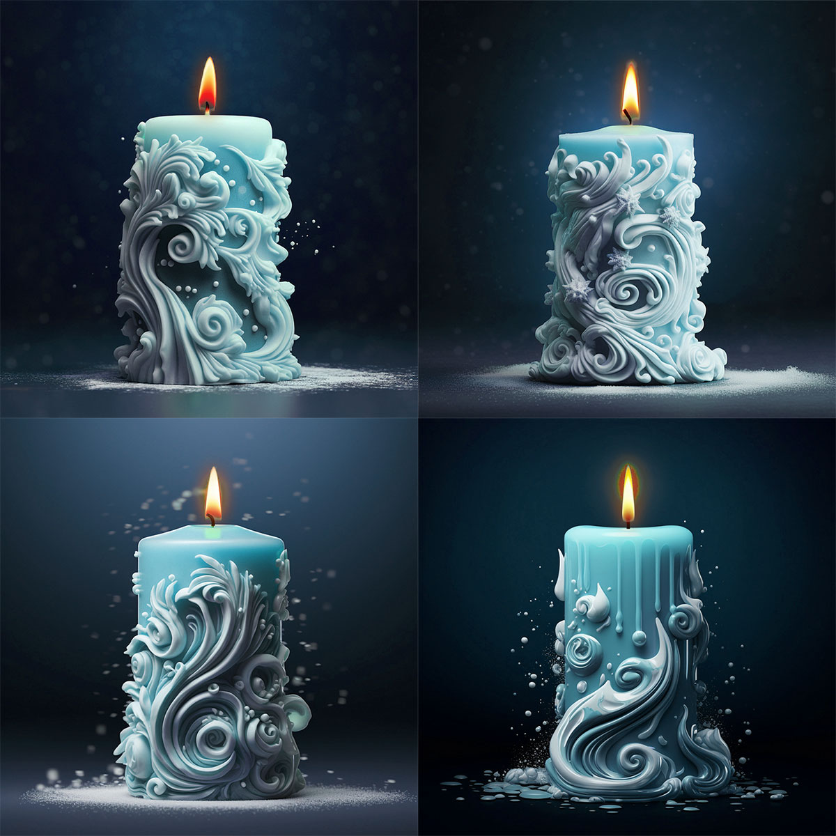Geometri Oyma Silindirik Silik - Resin Ocean Wave Mold incelemesi ve fiyatı