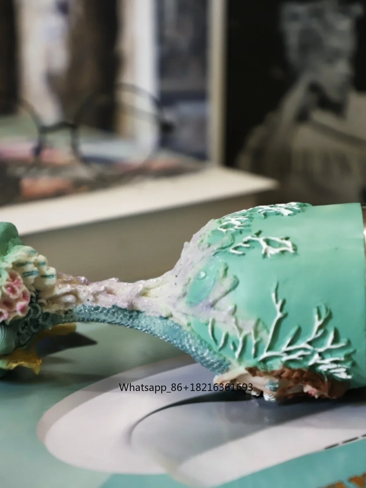 Üç boyutlu gravürlü deniz kızı - Resin Crafts incelemesi ve fiyatı