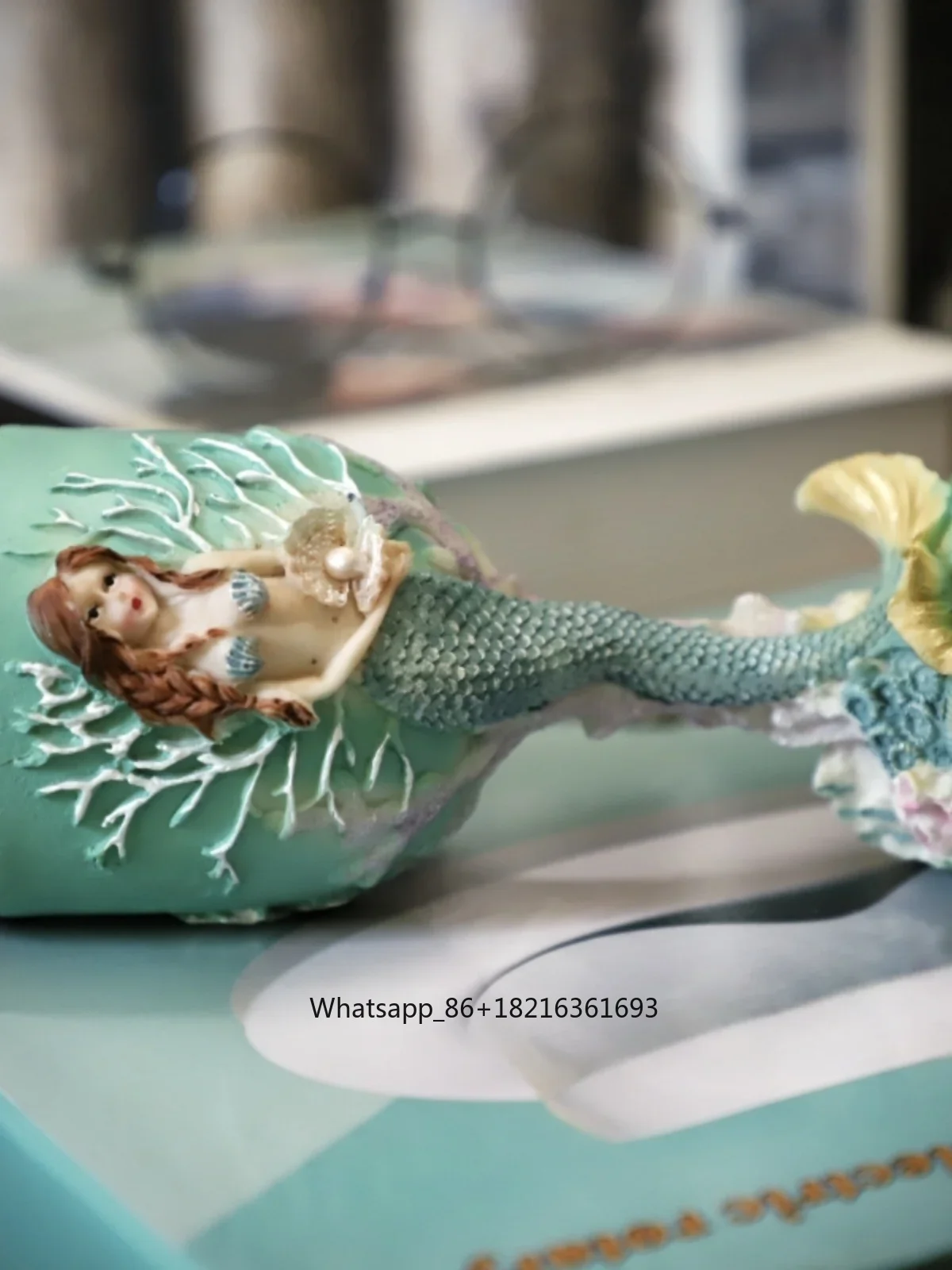 Üç boyutlu gravürlü deniz kızı - Resin Crafts incelemesi ve fiyatı