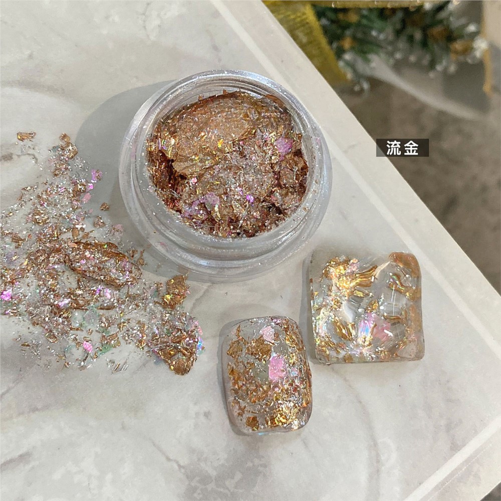 4 kavanoz Sparkly Altın Gümüş  - Gold Foil Flakes incelemesi ve fiyatı
