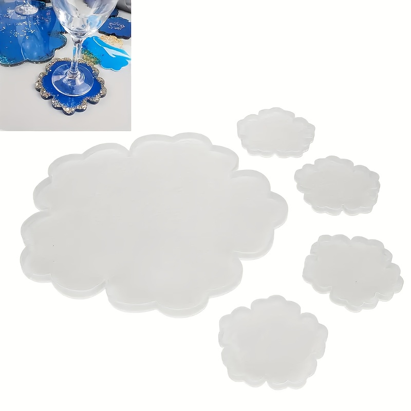 5 adet Ayna Büyük Çiçek Küçük  - Silicone Mold Tray incelemesi ve fiyatı