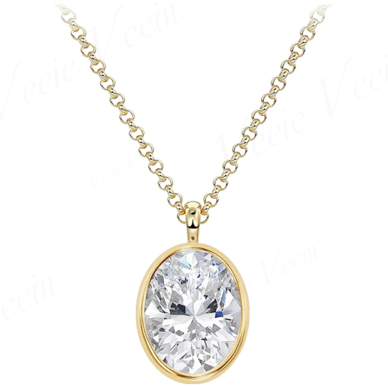 Veeie Veein Jewelry 3 karat Dü - Bezels Set Pendant incelemesi ve fiyatı