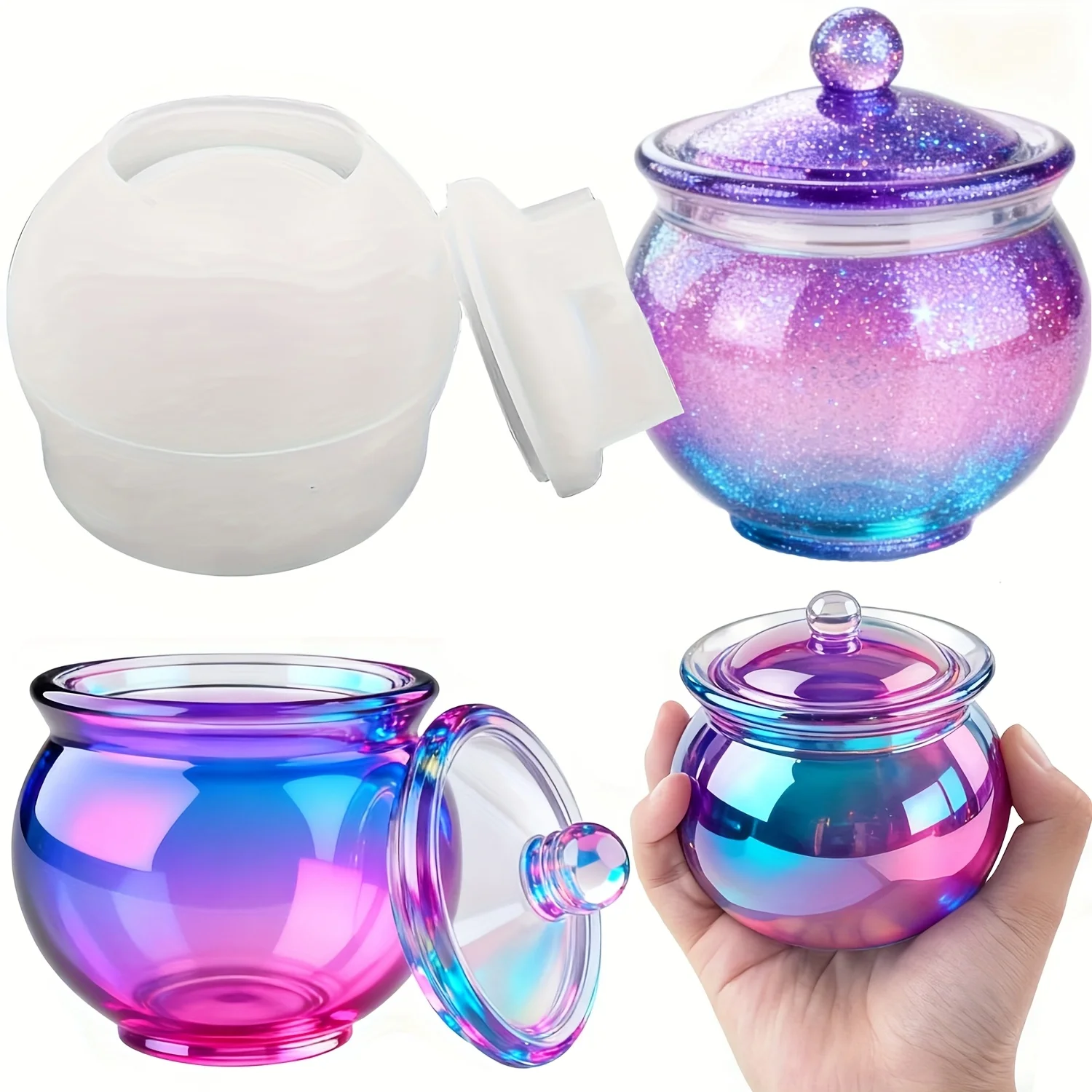 1 takım yuvarlak reçine kalıp  - Resin Jewelry Kit incelemesi ve fiyatı