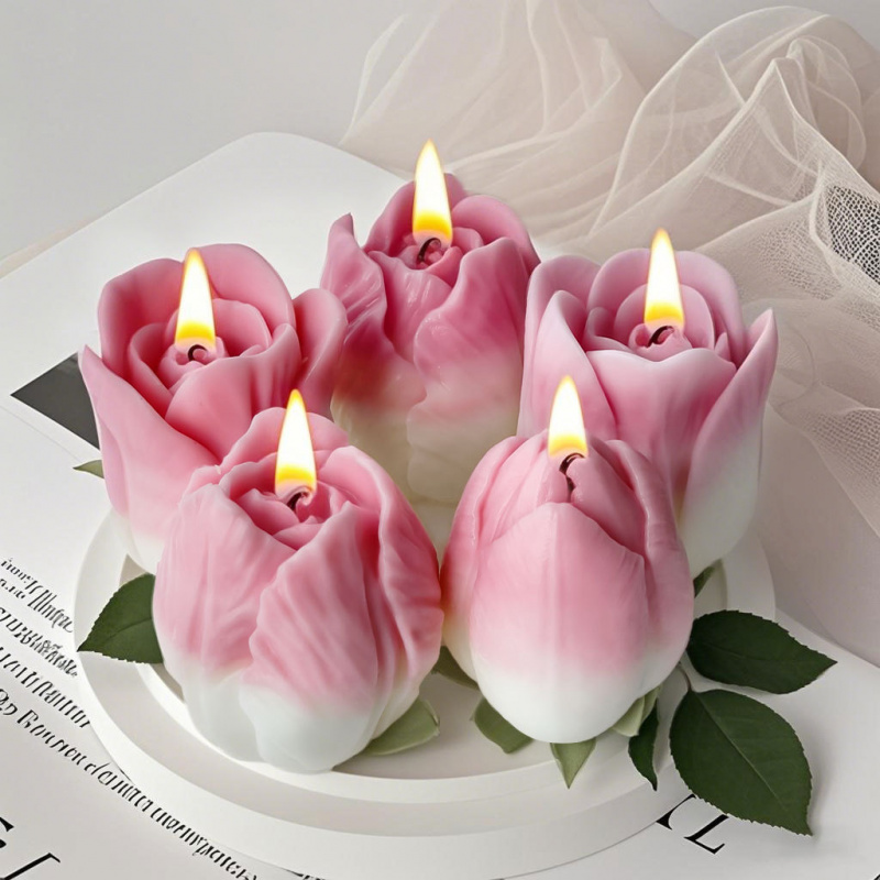 2026 Yeni 3D Lale Silikon Mum  - Resin Craft Ideas incelemesi ve fiyatı